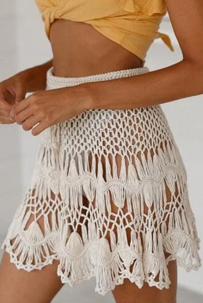 Crochet Mini Skirt