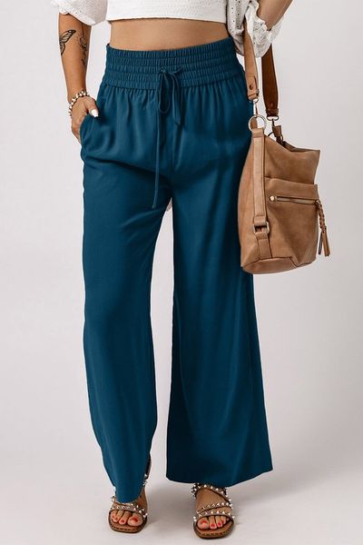 Drawstring Flowy Pants