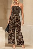 Open Back Cheetah Jumpsuit