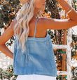 Pintucked Denim Cami