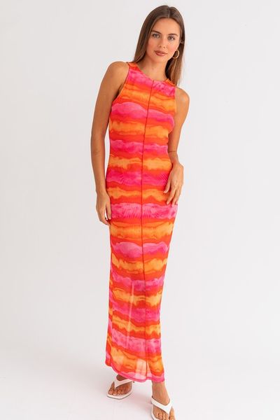 Silky Bright Ombre Maxi