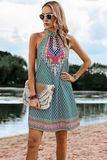 Boho Halter Dress