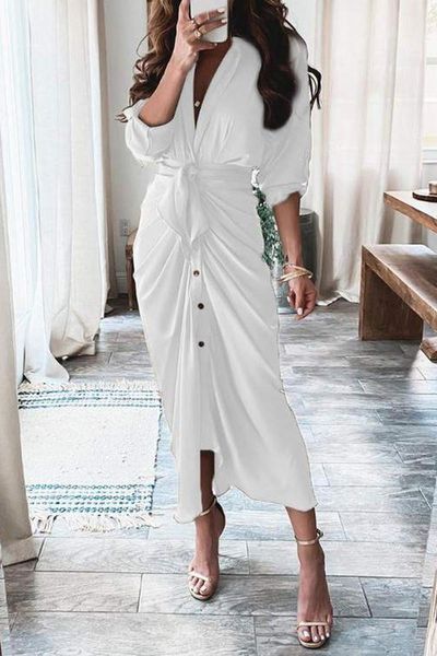 Silky Soft Shirt Dress