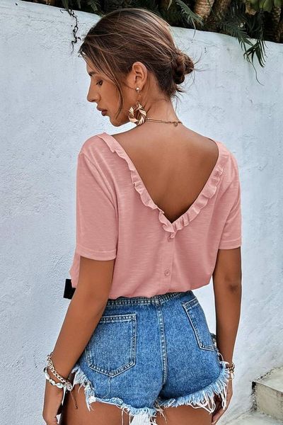 Frenchy Ruffle Tee