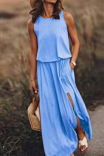 Poly Blend Maxi Dress