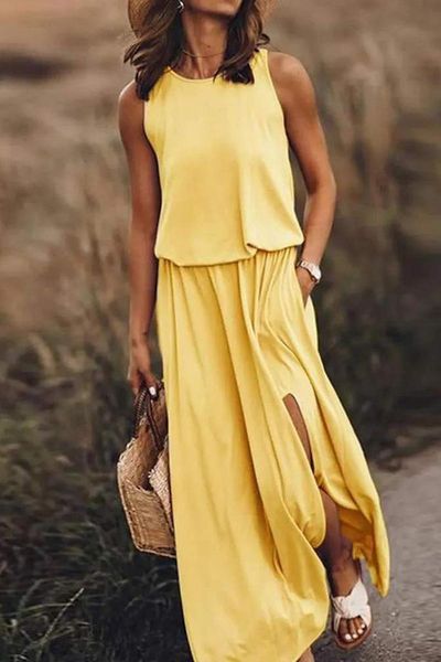 Poly Blend Maxi Dress