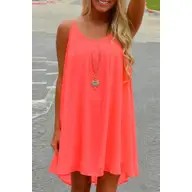 Neon Woven Back Dress