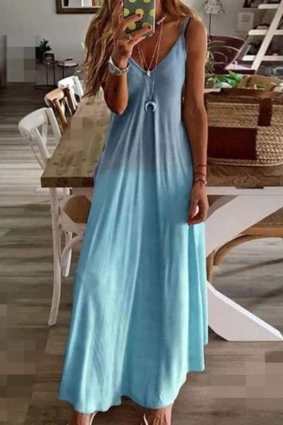 Dip Dye Long Maxi