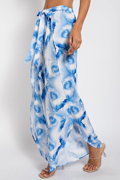 Watercolor Flowing Pants