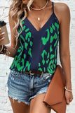 Leopard Print V-Neck Tank