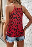 Leopard Print V-Neck Tank