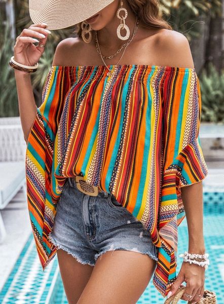 Aztec Fun Off Shoulder