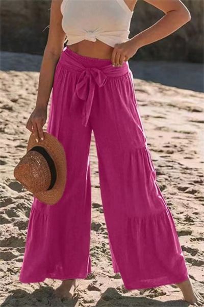 Ruffle Loose Fit Pants