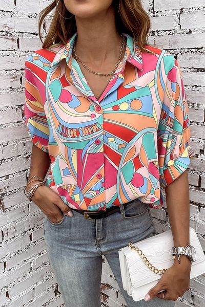 Retro Puff Sleeve Blouse