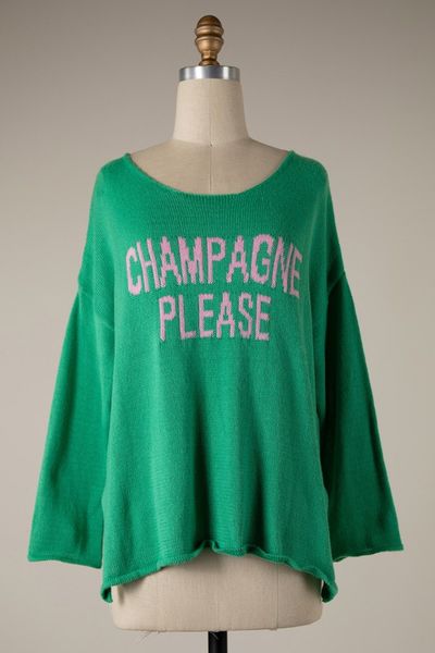 Champagne Please Sweater