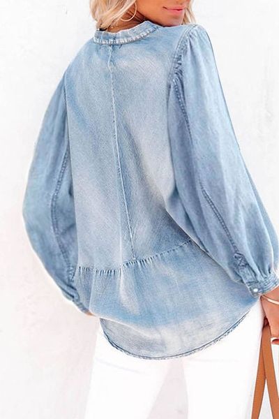 Denim Tencel Tunic