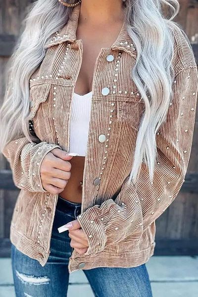 Studded Denim Jacket