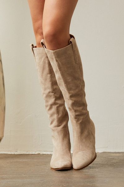 Tall Suede Boots