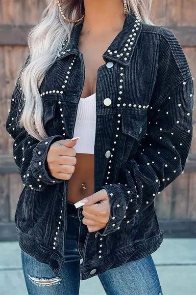 Studded Denim Jacket