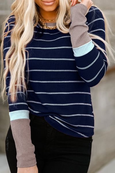 Colorblock Stripe Longsleeve