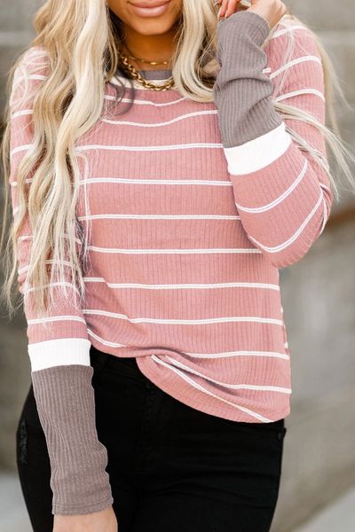 Colorblock Stripe Longsleeve