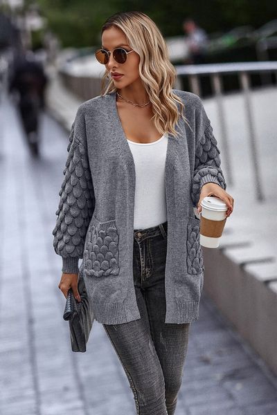 Scalloped Sleeve Cardi