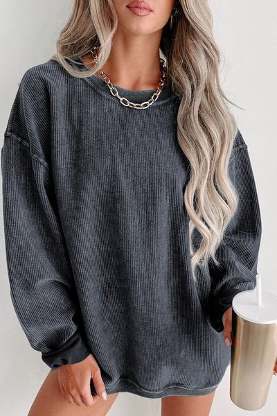 Micro Rib Sweatshirt