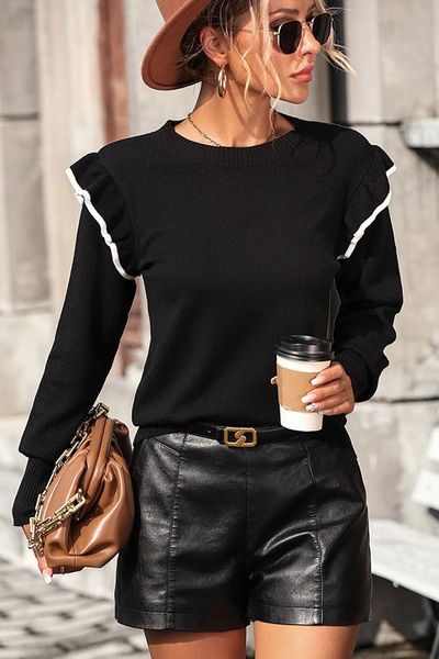 Lightweight Ruffle Sweater