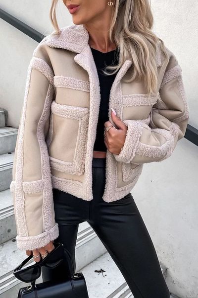 Faux Sherpa line Jacket