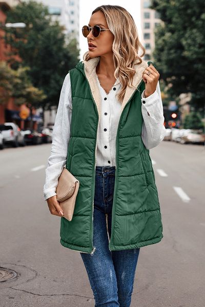 Sherpa Line Quilted Vest