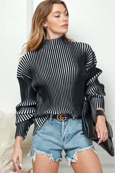 Unique Stripe Sweater