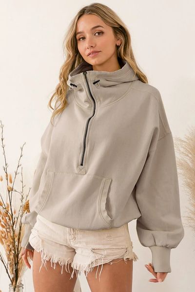 Toggle Drawstring Hoodie