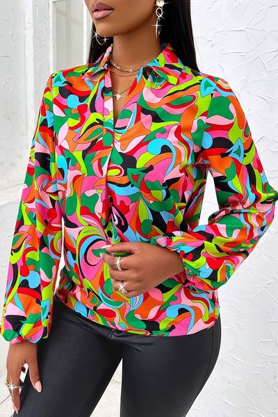 Happy Color Silk Blouse