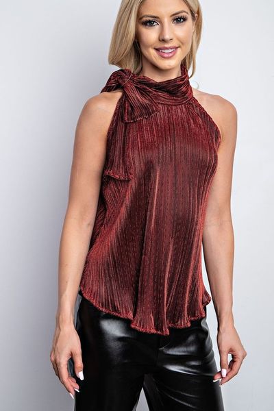 Crinkle Holiday Halter