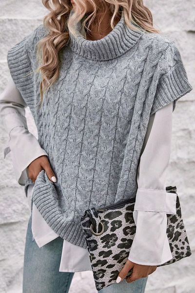 Cable Knit Turtleneck