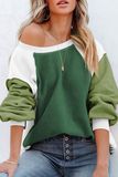 Color Block Fleece Sweatshirt