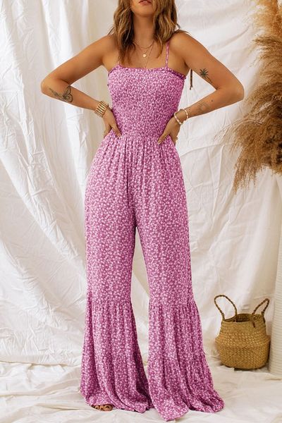 Tiered Leg Jumpsuit