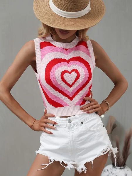 Heart Swirl Sweater Tank