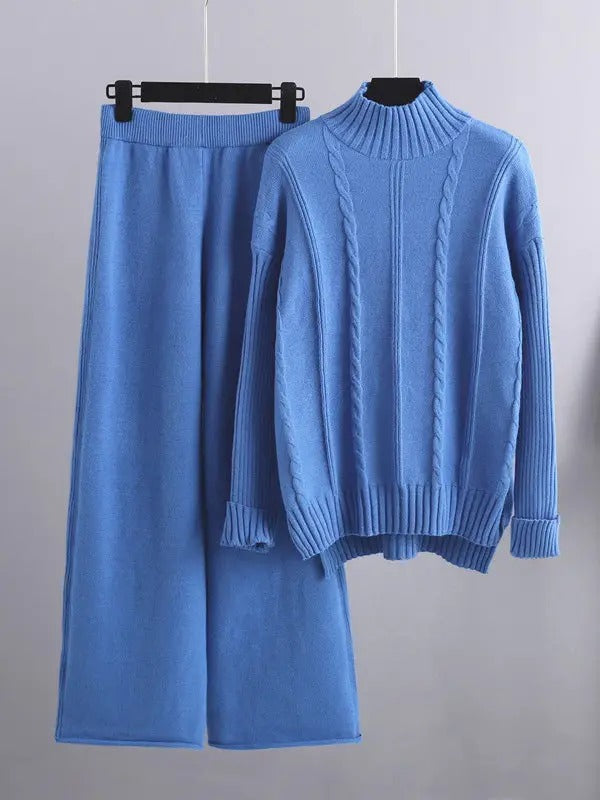 Long Sleeves Turtleneck Set