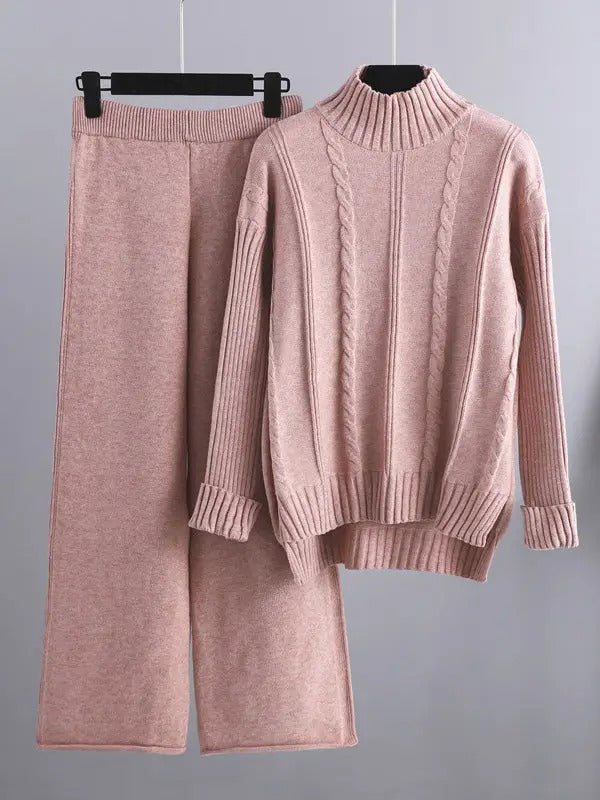 Long Sleeves Turtleneck Set