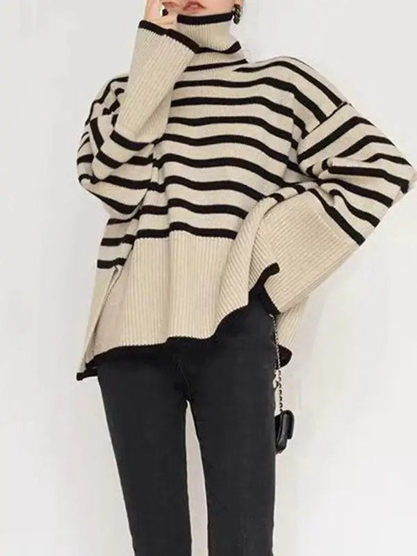 STRIPES Turtleneck