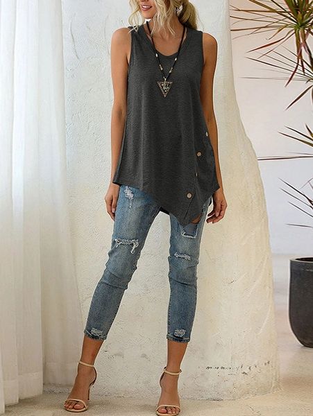 Accent Button Diagonal Tank