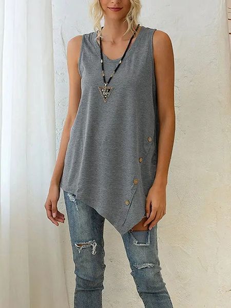 Accent Button Diagonal Tank