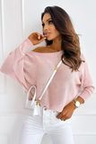 Pink Satin Bow Sweater