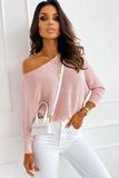 Pink Satin Bow Sweater