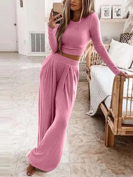 Crop Tee Lounge Set