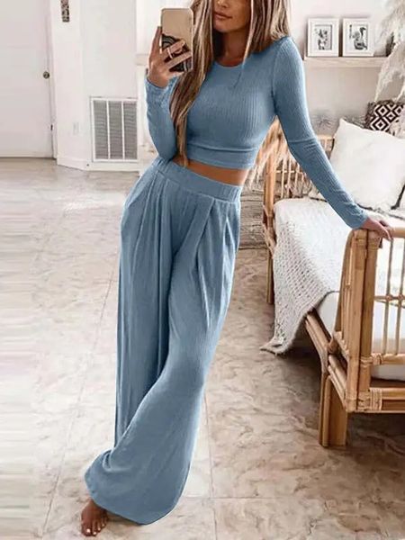 Crop Tee Lounge Set