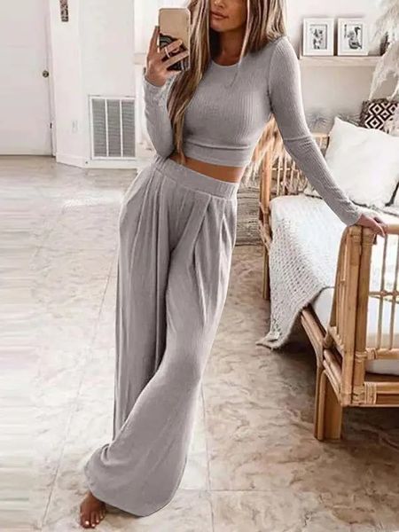 Crop Tee Lounge Set