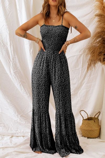 Tiered Leg Jumpsuit