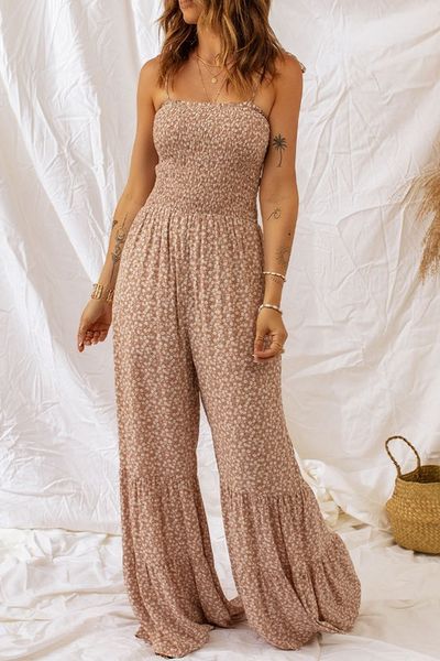 Tiered Leg Jumpsuit